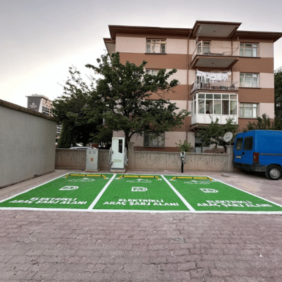 Konya’da Elektrikli Araç Şarj Cihazı